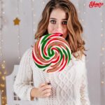 Christmas Giant Swirl Lollipop