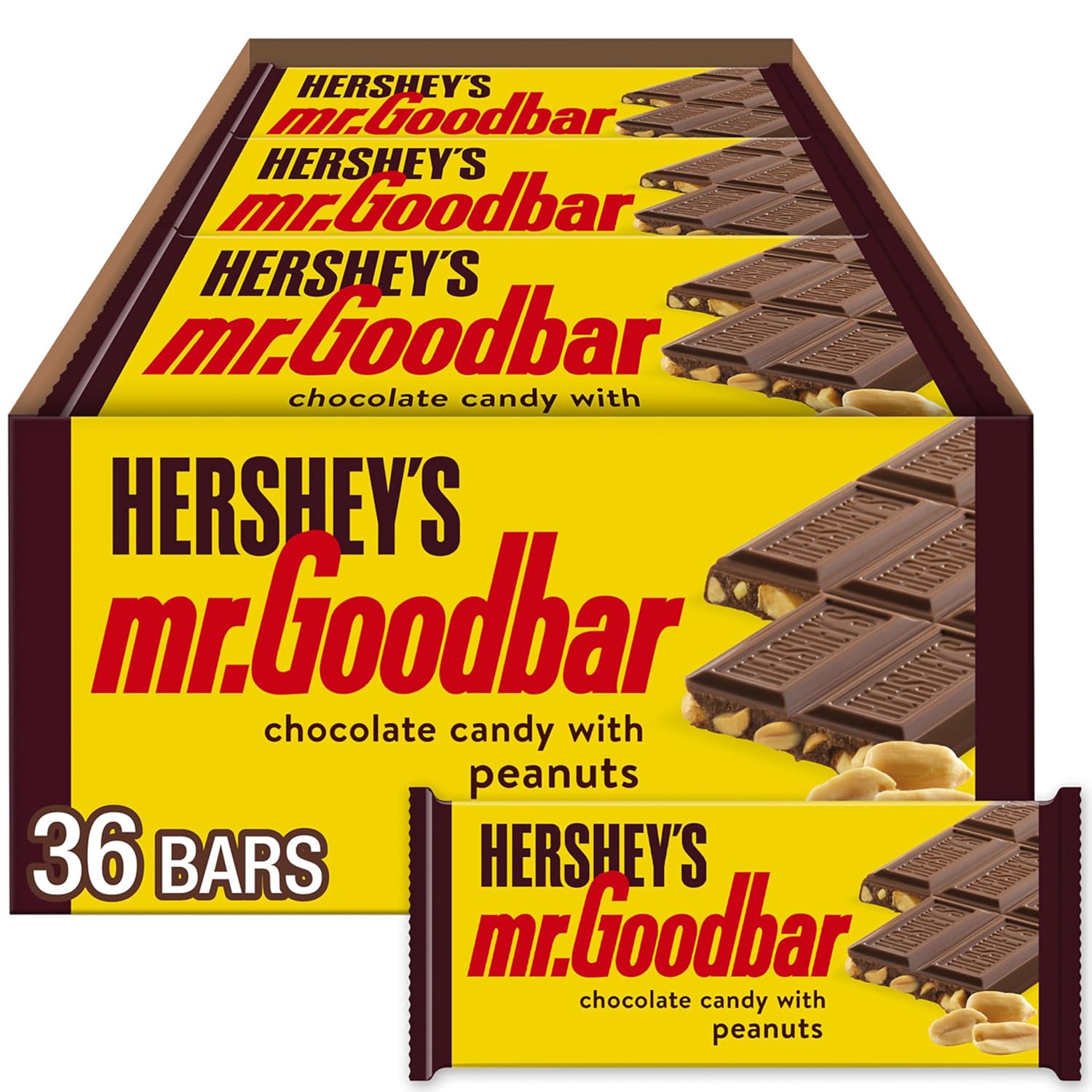 MR. GOODBAR Chocolate with Peanuts Candy Bars